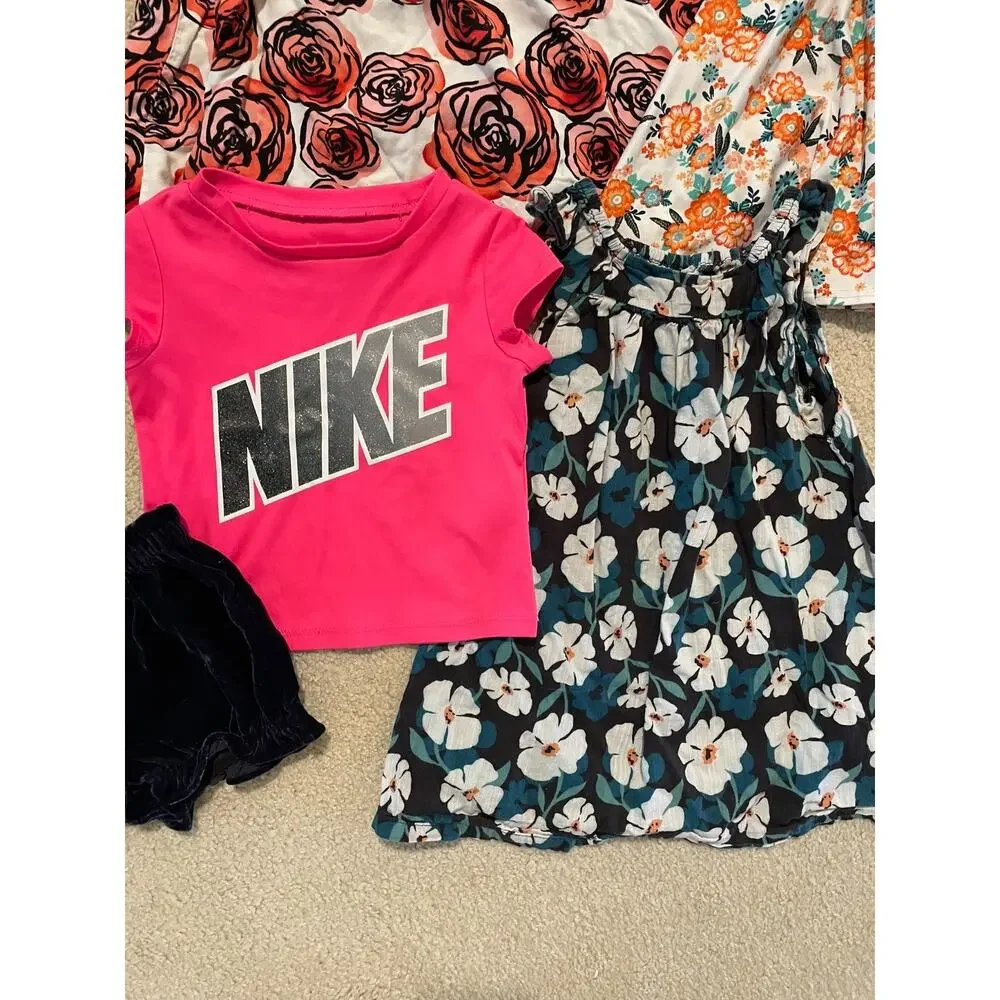11 Pc Girls Nike Old Navy Crazy 8 Dot Dot Size 2T Clothing LOT Dress Summer Fall